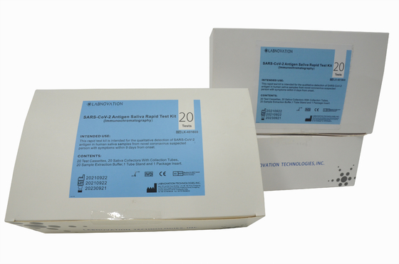 ชุดทดสอบแอนติเจนน้ำลาย KKM แบบประหยัดเวลา ISO9001 สำหรับโรงเรียน