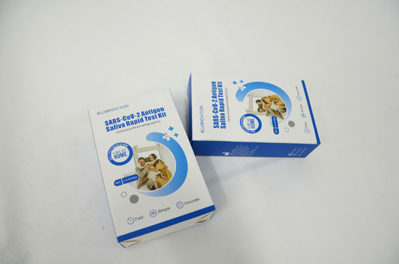 CE ISO13485 COVID-19 RTK ชุดทดสอบน้ำลายด้วยตนเองสำหรับการวินิจฉัยในหลอดทดลอง