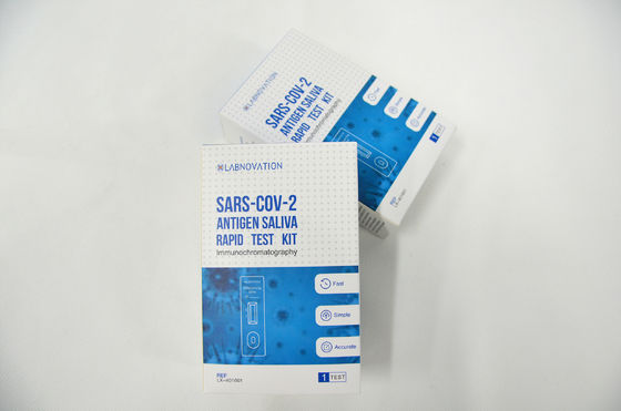 ISO 13485 SARS-CoV-2 Antigen Rapid Test Kit น้ำลาย Universal