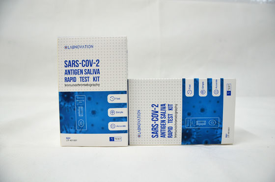 ISO 13485 SARS-CoV-2 Antigen Rapid Test Kit น้ำลาย Universal