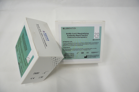 ความแม่นยำ 95% NAbs Neutralizing Antibody Test Kit Immunochromatography