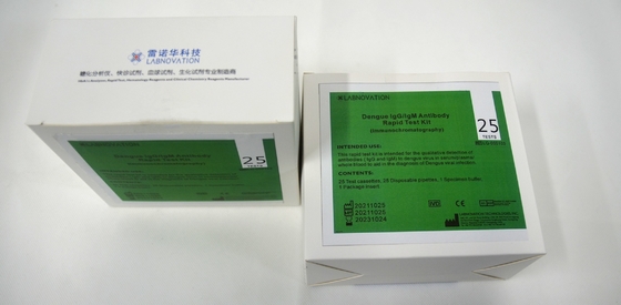 95% Professional Dengue IgG IgM Rapid Test Kits 25 การทดสอบ