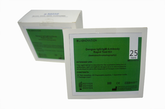 30ul Little Specimens Dengue Antibody Igm Igg ชุดทดสอบ ISO 13485