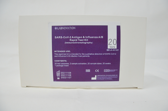 CE SARS-CoV-2 Antigen Influenza AB ชุดทดสอบความแม่นยำสูง