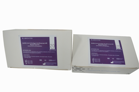 Nasal Swabs COVID-19 Antigen Influenza AB ชุดทดสอบ ความแม่นยำ 90%