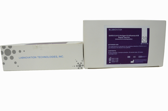 Oropharyngeal Swab Rapid Flu ชุดทดสอบ Combo Antigen Influenza A &amp; B ชุดทดสอบ