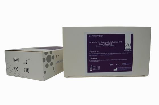 OEM Short Test Time CoV-19 Flu Swab Test Kit โซลูชันขั้นตอนเดียว