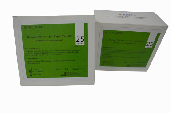25 การทดสอบ Medical Dengue NS1 Rapid Test Kit OEM ODM