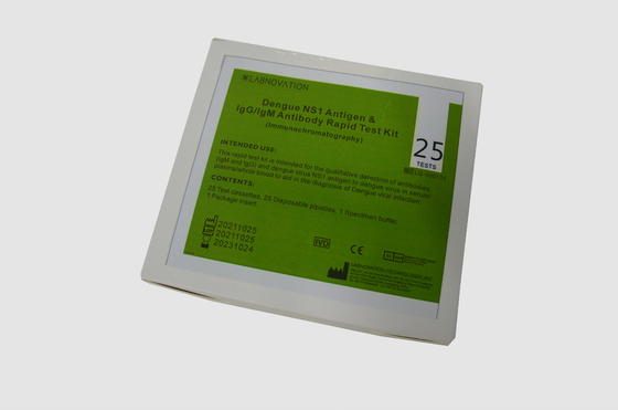 IgG IgM Antibody Dengue Combo ชุดทดสอบอย่างรวดเร็ว Cassette NS1 Antigen Test Kit