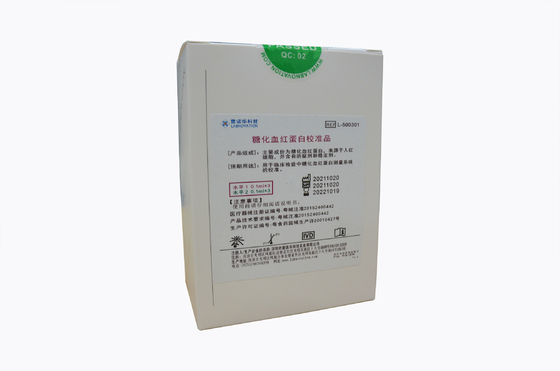 เครื่องวิเคราะห์ HbA1C Ues Glycosylated Hemoglobin (HbA1c) เครื่องสอบเทียบ LD-500 การทดสอบเครื่องวิเคราะห์ HbA1c อัตโนมัติเต็มรูปแบบ