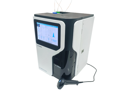 LD-560 HbA1c เครื่องวิเคราะห์ทดสอบ HPLC Method High Correlation NGSP Certificated