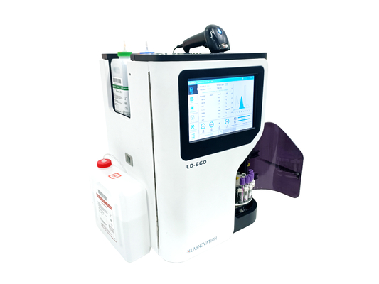 วิธี HPLC เครื่องวิเคราะห์ POCT HbA1c ประสิทธิภาพที่ยอดเยี่ยม เครื่องวิเคราะห์ HbA1c อัตโนมัติเต็มรูปแบบ