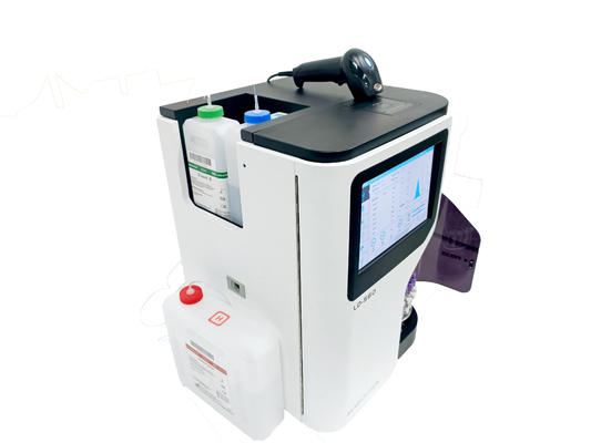 เครื่องวิเคราะห์ HbA1c LD-560 Labnovation เครื่องวิเคราะห์ล่าสุดสำหรับการทดสอบ HbA1c วิธี HPLC โหมดคู่สำหรับการใช้งาน