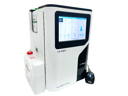 เครื่องวิเคราะห์ HbA1c LD-560 Labnovation เครื่องวิเคราะห์ล่าสุดสำหรับการทดสอบ HbA1c IFCC &amp; NGSP ได้รับการรับรอง